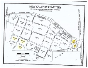 New Calvary Available Grave Sections